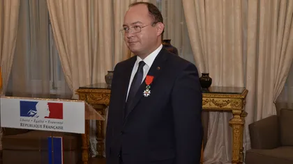 Bogdan Aurescu, fost ministru al Afacerilor Externe, a primit medalia Legiunea de Onoare în grad de Cavaler