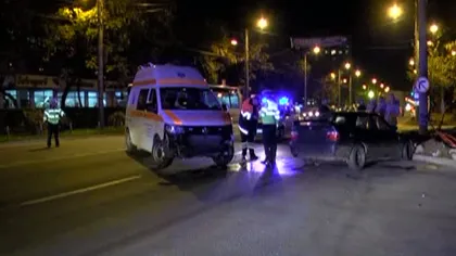 ACCIDENT cu ambulanţa în Satu Mare VIDEO