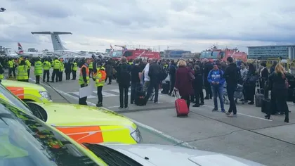 Aeroportul London City, EVACUAT în urma unui incident chimic. 26 de persoane au avut nevoie de îngrijiri medicale UPDATE