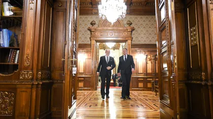Klaus Iohannis l-a primit la Palatul Cotroceni pe Andrej Kiska, președintele Slovaciei GALERIE FOTO