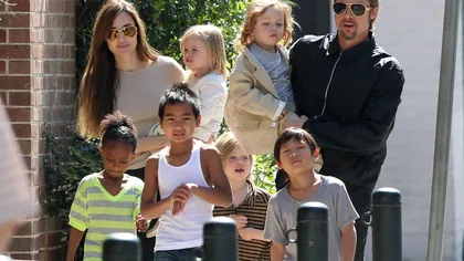 Brad Pitt şi Angelina Jolie au căzut de acord în ceea ce priveşte custodia celor şase copii ai lor
