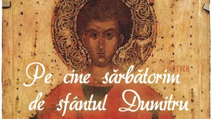 MESAJE DE SFANTUL DUMITRU: Trimite şi tu urari celor dragi de Sf. Dimitrie cel Nou