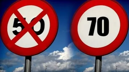 Limita de viteză în interiorul localităţilor, mărită la 70 de km pe h pentru autoturismele de categoriile A şi B