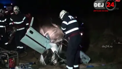 Accident grav în Cluj. O femeie a murit, iar alţi doi tineri se află în stare gravă VIDEO
