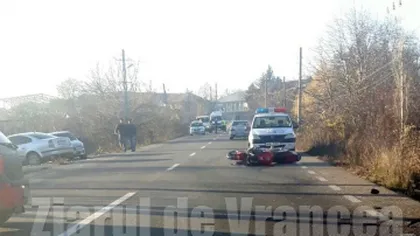 Accident grav în judeţul Vrancea. Un motociclist a murit după ce s-a izbit de un cap de pod