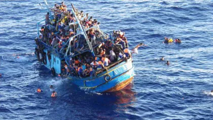Şapte persoane au murit şi aproape 100 au fost date dispărute după scufundarea unei nave cu imigranţi în Mediterană