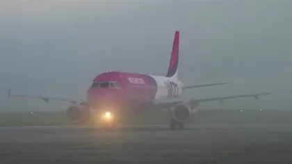 Patru curse aeriene afectate de ceaţă pe Aeroportul Internaţional 