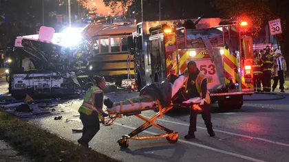 Şase persoane au murit în coliziunea a două autobuze, în Baltimore FOTO şi VIDEO