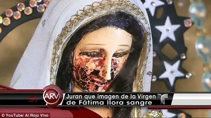 Miracol la o biserică din Mexic. O statuie a Maicii Domnului a început să plângă cu lacrimi de sânge VIDEO