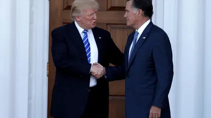Mitt Romney ar putea fi numit Secretar de Stat în viitorul cabinet al lui Donald Trump