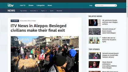 Ministrul de externe turc: Aproape 8.000 de civili au fost evacuaţi din Alep. Evacuările continuă