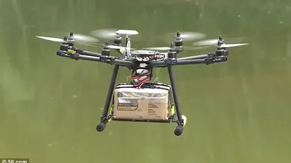 Poşta franceză vine cu drona