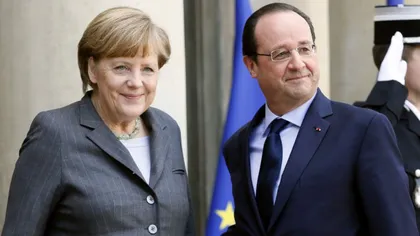 Merkel şi Hollande vor prelungirea sancţiunilor împotriva Rusiei în legătură cu Ucraina