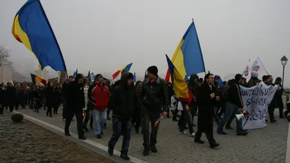 Marş organizat de zeci de tineri la Alba Iulia: 