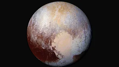 Greutatea stratului de gheață, responsabilă de depresiunea în formă de inimă de pe planeta Pluto