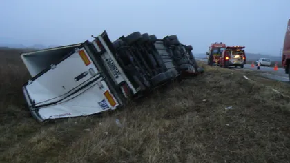 Trafic OPRIT pe Autostrada A1 Bucureşti-Piteşti joi, 1 decembrie din cauza unui accident UPDATE