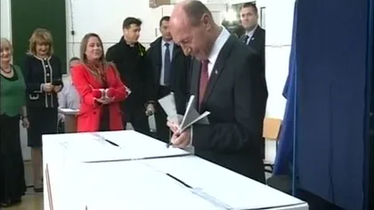 Traian Băsescu: Am votat cu gândul la o majoritate care să nu încerce să pună sub control politic justiţia