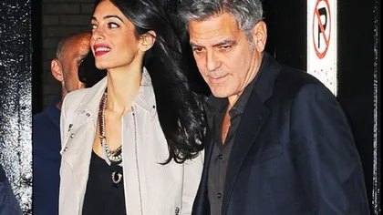 Amal, soţia lui George Clooney ar fi însărcinată cu gemeni