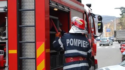 Incendiu puternic la o grădiniţă din Giurgiu. Pompierii au intervenit de urgenţă