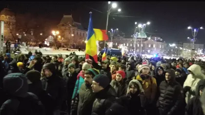 Un nou protest împotriva Legii graţierii, anunţat pentru duminică seară în Bucureşti şi alte oraşe mari din România