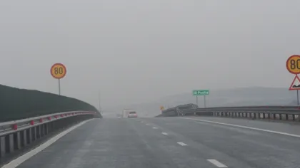Circulaţie restricţiontă pe autostrada Sibiu-Orăştie din cauza unei denivelări. CNAIR: 