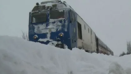 CFR Călători: 44 de trenuri au fost ANULATE. Se circulă în condiţii de iarnă pe patru rute