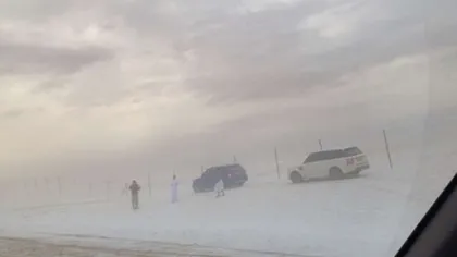 Emiratele Arabe Unite, afectate de furtuni puternice şi ninsoare