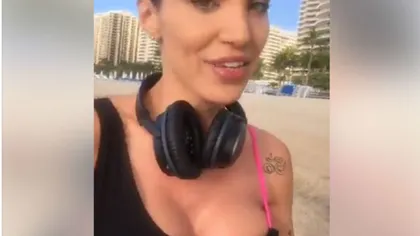 Adelina Pestriţu, SUPER SEXY pe plajele din Miami FOTO