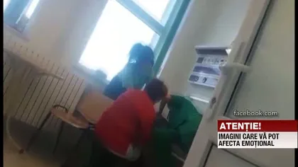 Scene revoltătoare, copil chinuit în spital de trei asistente