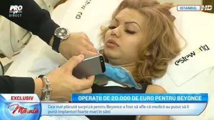 Beyonce de România, mutilată din cauza intervenţiilor de mărire a sânilor