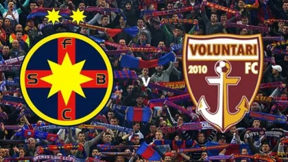 STEAUA - FC VOLUNTARI 2-2: Viitorul se poate distanţa la şase puncte în clasamentul Ligii 1