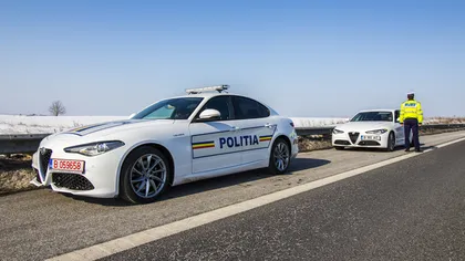 Noua maşină cu care Poliţia Română aleargă după infractori. Prinde 100 km pe oră în 5,2 secunde FOTO