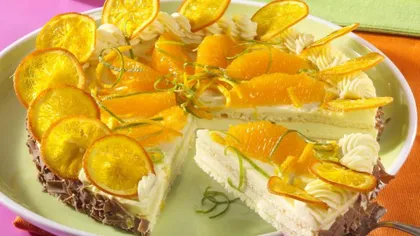 Desertul zilei: Tort cu cremă de portocale