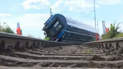 Un tren de călători a deraiat între staţiile Buşag şi Baia Mare