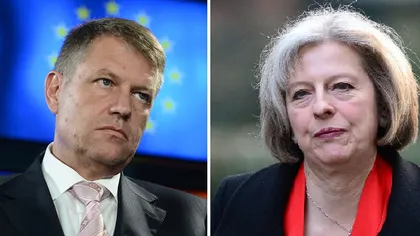 Klaus Iohannis a discutat la telefon cu premierul britanic Theresa May despre atacul terorist de la Londra