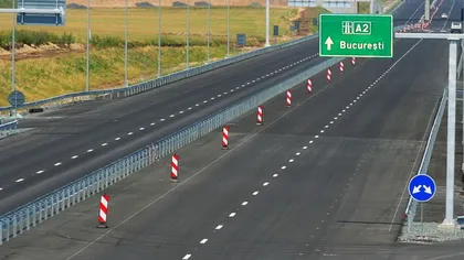 Restricţii pe Autostrada A2 Bucureşti - Constanţa pentru lucrări la carosabil