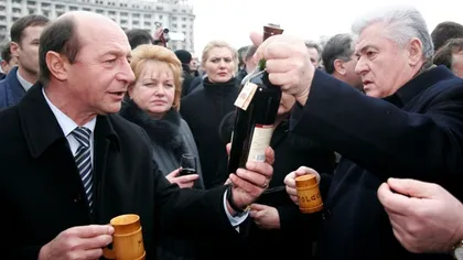Voronin, atac la Băsescu: I-am dăruit vin ca să devină alcoolic definitiv şi să nu se mai lege de Moldova