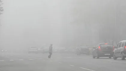 Ceaţă pe Autostrada A1 Bucureşti - Piteşti, vizibilitatea este sub 50 de metri. Sitiuaţia drumurilor în toată ţara
