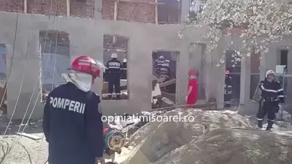 Clădire prăbuşită la Timişoara: doi oameni au murit