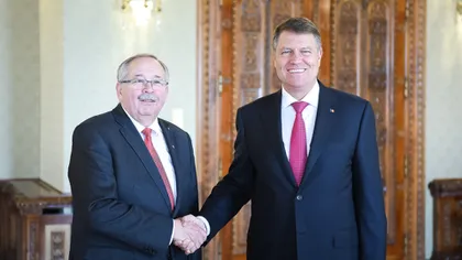Klaus Iohannis s-a întâlnit cu preşedintele landului german Hessa: Şeful statului a pledat pentru atragerea de noi investiţii germane