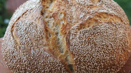Pâine din făină integrală şi tărâţe