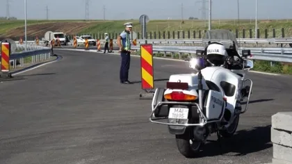Poliţiştii au depistat pe autostrada A1 opt persoane care conduceau cu viteze cuprinse între 180 şi 200 kilometri la oră