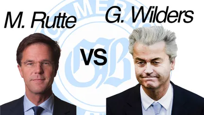 Alegeri în Olanda: Mark Rutte are un mic avans față de principalul adversar al său, Geert Wilders