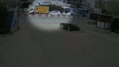 Accident surprins de camerele de supraveghere în staţiunea Mamaia VIDEO