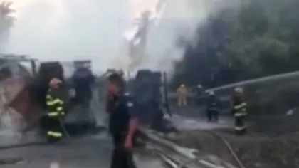 TRAGEDIE în Mexic între un camion cisternă şi un autocar cu turişti. Cel puţin 24 de persoane au murit VIDEO