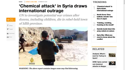 Aviaţia siriană a bombardat un depozit de substanţe toxice al teroriştilor