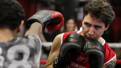 Justin Trudeau s-a arătat pregătit pentru un meci de box revanşă cu actorul Matthew Perry