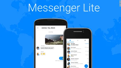 Aplicaţia Messenger Lite, disponibilă oficial şi în România