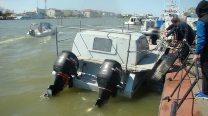 Ucraina, prinsă că pescuieşte în apele României. Garda de Costă a prins o navă cu 400 kg de calcan la bord