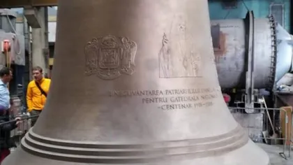 Chipul Patriarhului Daniel pe clopotul de la Catedrala Mântuirii Neamului. Iată EXPLICAŢIA BOR
